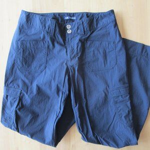 ARC'TERYX Parapet Pants Womens SZ 8 Inseam 31 Hiking Quick Dry BLACK Excellent